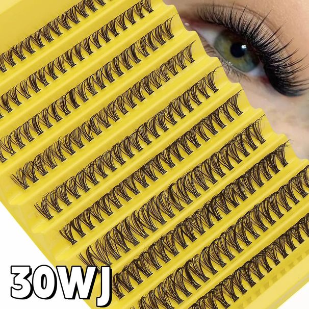 lash extension set 5 pairs of oblique flying false eyelashes natural thick eye tail plus long eyelashes_viptrois.com