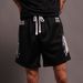 Men's clothing Running fitness quick dry casual training quarter pants_viptrois.com