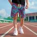 Premium Products CP11487A29 American Casual Camouflage Printed Trendy Brand Fitness Running Sports Basketball Shorts_viptrois.com