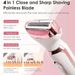 4 In 1 Electric Hair Removal Device Painless Epilator Trimmer Removal Shaver_viptrois.com