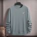 Men's Clothing Plus Size Casual Loose Fat Guy Trendy Printed Bottoming Shirt_viptrois.com