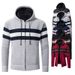 Men's Stylish Sherpa-Lined Hooded Knit Cardigan – Fleece-Lined Winter Coat With Zipper, Warm & Cozy, Casual & Comfortable_viptrois.com