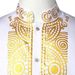 Men's Clothing Men's Ethnic Style Muslim Robe Hot Stamping Long Sleeve Trousers Casual Suit_viptrois.com