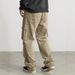 Men's Clothing Overalls Trendy High Street Straight Casual Pants_viptrois.com
