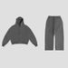 Men's Clothing Autumn And Winter New Street Style Personality Trend Leisure Solid Color Zipper Sweater Hoodie Men_viptrois.com
