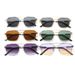 Men's Sunglasses Personalized Large Frame Metal Sunglasses Double Beam Glasses_viptrois.com