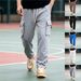 Men's Straight-Leg Cargo Joggers – Multi-Pocket Training Pants With Stretch Fabric (Athletic, Basketball, Outdoor Wear)_viptrois.com