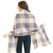 Unisex Double-sided fringe check shawl shawl for women_viptrois.com