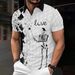 2025d 2024 Summer New 3D Printed Men's Casual Polo Shirt With Turn-down Collar And Skull Eagle Buttons_viptrois.com