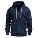 Men's Clothing Fleece-Lined Zip-Up Hoodie – Warm Winter Pullover With Cozy Inner Brushed Fabric, Relaxed Fit For Casual & Streetwear_viptrois.com