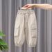 Boys' Summer Thin Trousers, Street Style Boys' Summer Overalls, Children's Ice Feeling Refreshing Anti Mosquito Pants_viptrois.com