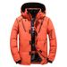 Men’s Winter Down Jacket – Short Puffer Coat With Detachable Hood For Outdoor & Urban Wear_viptrois.com