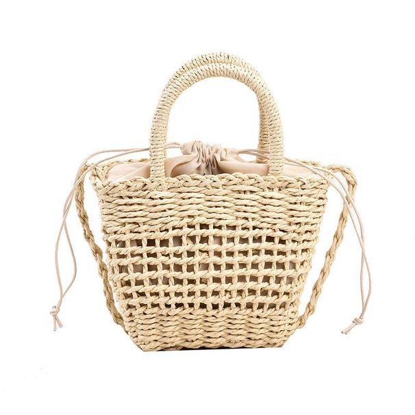 Hollow Small Square Bag Shoulder Crossbody Mini Hand Woven Small Fresh DIY Ladies Bag_viptrois.com