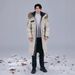 Men's Clothing Long Down Coat With Raccoon Fur Hood - 90% White Goose Down, Waterproof & Windproof, Ultra-Warm Winter Parka For Extreme Cold_viptrois.com