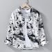 Fresh Printed Long Sleeved Shirt For Men, Fashionable, Casual, Versatile, Artistic, Loose Spring And Autumn Men's Shirt_viptrois.com