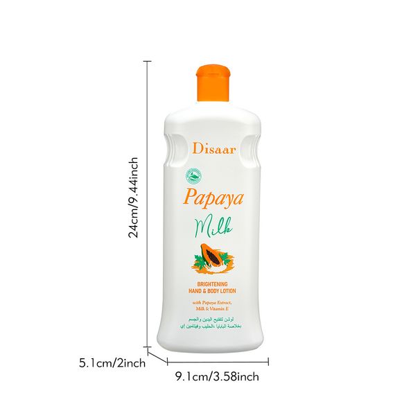 Disaar Papaya Milk and Moisturizing Bright Body Lotion_viptrois.com