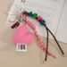 Fluffy Love Heart Keychain - Cute & Stylish Bag Charm Accessory For Purse, Backpack, Or DIY Decor (Pink)_viptrois.com