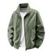2025 New Spring And Autumn Stand-up Collar Jacket Men's Thin Jacket Men's Casual Spring And Autumn Waterproof Thin Trendy Men's Clothing_viptrois.com