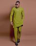Men's Clothing New Men's Suit Solid Color Splicing Casual Men's 2 Piece Suit_viptrois.com