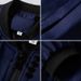 M-4XL Herrenjacke, Herbst, Dünn, Langärmelig, Baseballuniform, Winddicht, Fahrradjacke, Solider Reißverschluss, Freizeitjacke_viptrois.com