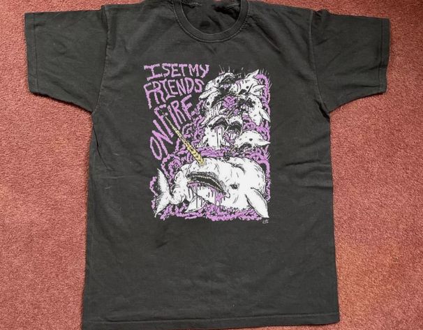 I Set My Friends On Fire Black Unisex S-4XL Shirt_viptrois.com