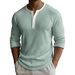 "Men's Digital Print Henley Shirt - Breathable Polyester V-Neck With 3-Button Placket, Motorcycle & Geometric Patterns (Sizes S-5XL)"_viptrois.com