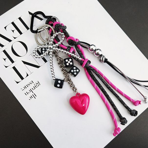 Bag Pendant Mix And Match The Extremely Complicated Pendant Metal Style Bow Beaded Braided Rope Keychain_viptrois.com