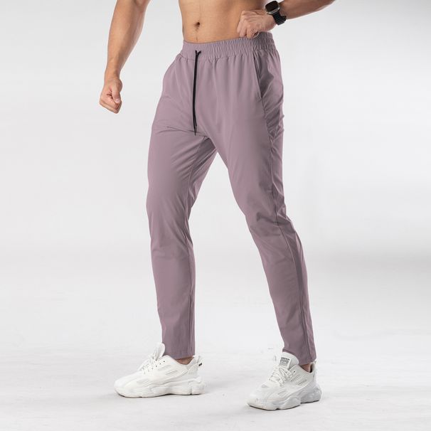 Men's Lightweight Breathable Quick-Dry Sports Pants With Drawstring Waist For Basketball Running Gym Workout Casual Wear_viptrois.com