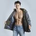 Men's Clothing Outdoor Plus velvet charge coat hooded coat multifunctional sports leisure men's mountaineering clothing _viptrois.com