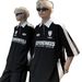 2025 Men's Short-sleeve Polo Shirt, Japanese Retro Half-sleeve T-shirt, Trendy American High Street Heavy-duty_viptrois.com