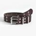 Subculture Decorative White Personality Belt Punk~ Jeans Y2K Versatile Millennium Trend Hot Girl_viptrois.com