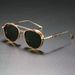 2025 New Personalized Oval Double Bridge Fashion White Copper Precision Glasses_viptrois.com