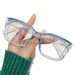 Ultra-light Trendy Cold Brown Box Color-changing Myopia Glasses Women's Transparent Frame Ins High-value, Thin And Plain Flat Mirror_viptrois.com