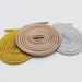 Shoe Accessories 4.5mm shiny round solid color metal wire shoelaces suitable for men and women's casual shoes sports Martin boots_viptrois.com