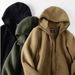 Men's Retro Polar Fleece Hooded Cardigan – Warm Winter Couple Jacket (Black/Grey/Army Green, L-5XL)_viptrois.com