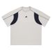 Men's Clothing Embroidered Cotton Short Sleeved T Shirt For Men Summer New Style Contrast Color Open Stitching Design Trendy Brand T Shirt_viptrois.com