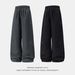 Outdoor Functional Water Repellent Cotton Trousers Men's Winter New Split Pleated Trousers Thick Warm Casual Long Trousers_viptrois.com