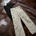 JMWH 70% Haute Couture Linen Trousers A-shaped Version All-inclusive Edge Inner Summer Upstart Luxury Straight Casual Trousers_viptrois.com