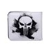 Men's Wallet Wallet Bat Skull Short Wallet Retro Skull Printed Men's And Women's Zipper Coin Purse_viptrois.com