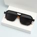 Trend Retro Artistic Modern Sunglasses Ins Street Shooting Flat Mirror Fashion Sunglasses T2622_viptrois.com