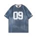 Small Trendy High Street 3D Digital Printing Design Casual Short Sleeved T-shirt For Men And Women, Loose Summer Fashion_viptrois.com