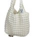 Women's Handle Bags Folding Bubble Bag Girl Shoulder Carrying Lunch Bag Tide Large Capacity Clouds Underarm Tote Bag_viptrois.com