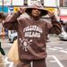 Urban Streetwear Hoodie With Geometric Print - Unisex Oversized Pullover For Men & Women - Trendy Hip Hop Fashion_viptrois.com