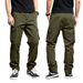 Men's Clothing Men's Loose Casual Workwear Trousers Spring Style Drawstring Multi Pocket Straight Fit For Formal & Casual_viptrois.com