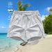 Men's Clothing Fashionable Beach Leisure Solid Color Quick Drying Loose Sports Shorts_viptrois.com