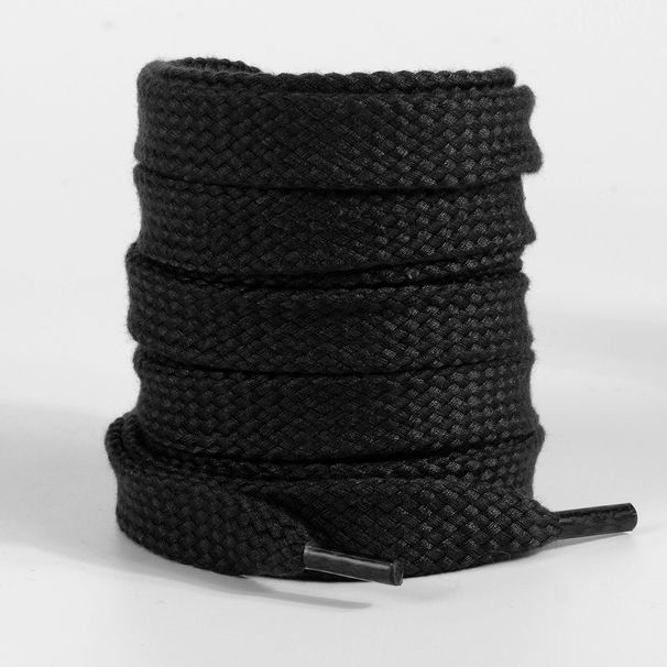 1.5cm widened shoelaces black gray brown single layer flat hat rope sports shoes board shoes shoelaces solid color casual shoelaces_viptrois.com