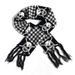 Punk punk y2k dark spicy girl Yab Harajuku style thick warm knitted skull scarf_viptrois.com