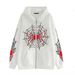 Spider Web Zipper Sweater Street Tide Spring And Autumn Hoodie American Retro Casual Jacket For Men And Women_viptrois.com