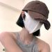 Personalized Distressed Baseball Men, Trendy Spring Hip-hop Versatile Soft Top Curved Brim Sun Shading Duckbill Cap For_viptrois.com