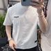 New Summer Men's Short Sleeved T-shirt Fashion Trend Personalized Round Neck Half Sleeve_viptrois.com